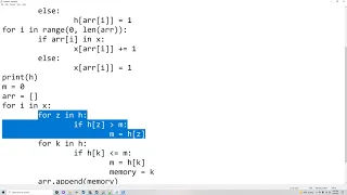 Sort array of elements by frequency Python coding by Elrik