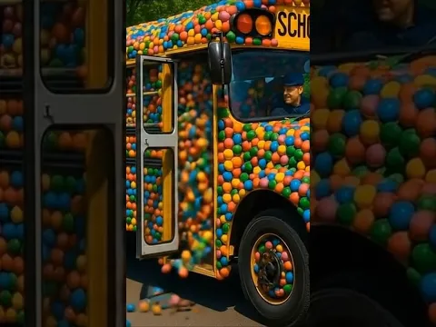 Wheels on The Bus ball version by LetsgoMartin #kidsvideo