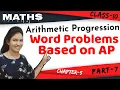 Word problems based on ap Arithmetic Progression Class 10 Chapter 5 Part-7