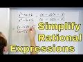 06 - Simplifying Rational Expressions in Algebra Part 1