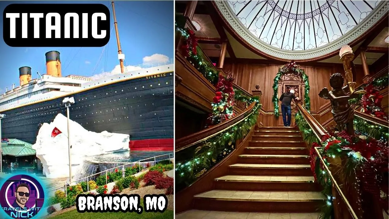 Titanic Museum in Branson, MO Full Tour (FREEZING Cold Water Experience)