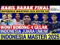 APRIYANI/FADIA MENANG! INDONESIA PANEN JUARA‼️ Hasil Final Badminton Indonesia Masters 2025 Hari Ini