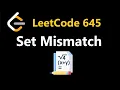 Set Mismatch - Leetcode 645