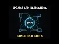 LPC2148 ARM Assembly Tutorial Conditional Codes NE EQ VC VS CC CS MI PL in Keil