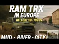 Dodge Ram TRX Offroad Test - Deep Mud River Crossing City Drive in Europe