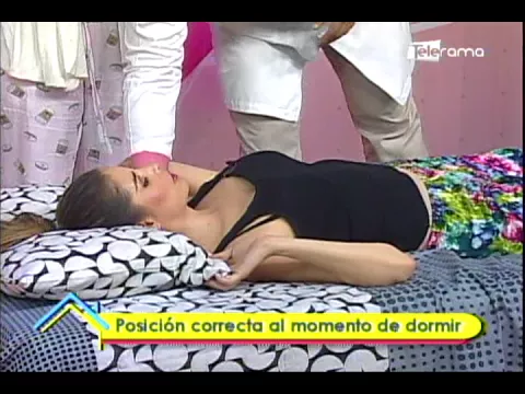 Posición correcta al momento de dormir
