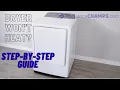 How To Samsung Dryer Heating Element Replacement - Dryer Not Heating or Drying DC47-00019A Guide