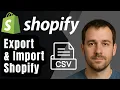 How to Export and Import Shopify Products in Bulk Using a CSV File 2025 Step-by-Step for Beginners