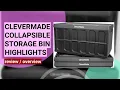 Review CleverMade Collapsible Storage Bins - Versatile Durable Organizing Solution