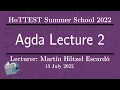 Agda Lecture 2 Basic MLTT Types -