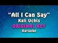 Download Lagu Kali Uchis -  All I Can Say (Karaoke)