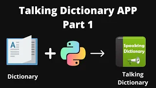 Talking Dictionary App Using Tkinter Part 01 Python Beginner s Project