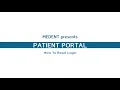 3 Medent Patient Portal Reset Login