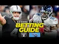 Raiders at Titans Betting FREE expert picks props NFL Week 3 CBS Sports