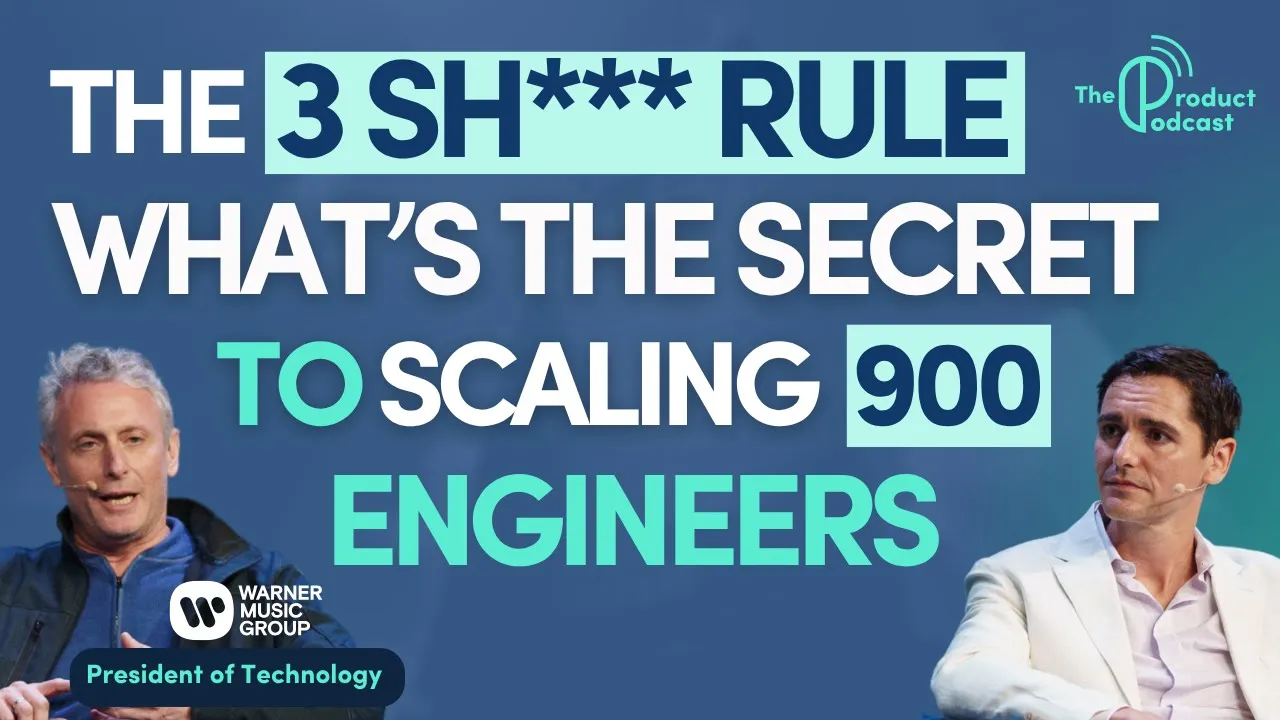 Warner Music President on Transforming Tech from Cost Center to Revenue Generator | Ariel Bardin | E268 - YouTube thumbnail