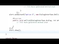 Android Application Development Tutorial 134 AlertDialog methods and ClickListener YouTube