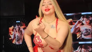 الراقصه بوسي هتخطف قلبك وبتتحدي العروسه في الرقص مع محمود الليثي انا لسه عي الارض وثابت دندنها