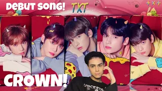 Download THEIR DEBUT SONG! TXT (투모로우바이투게더) '어느날 머리에서 뿔이자랐다 (CROWN)' Official MV REACTION MP3