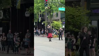 Woodland Scottish Games Mace Flourishing Pipes And Pubs Woodland 2024 Drummajor Scotland 