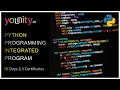 Python Integrated Program 16 Days Course 4 Certificates