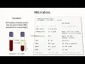 How to Interpret RBC Indices e g hemoglobin vs hematocrit MCV RDW