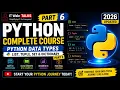 Python Tuple Explained with Examples Python Complete Course Part 6 Hindi 2026