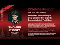 D2T1 - A Deep Dive Into Two Windows Exploits Demonstrated At Pwn2Own