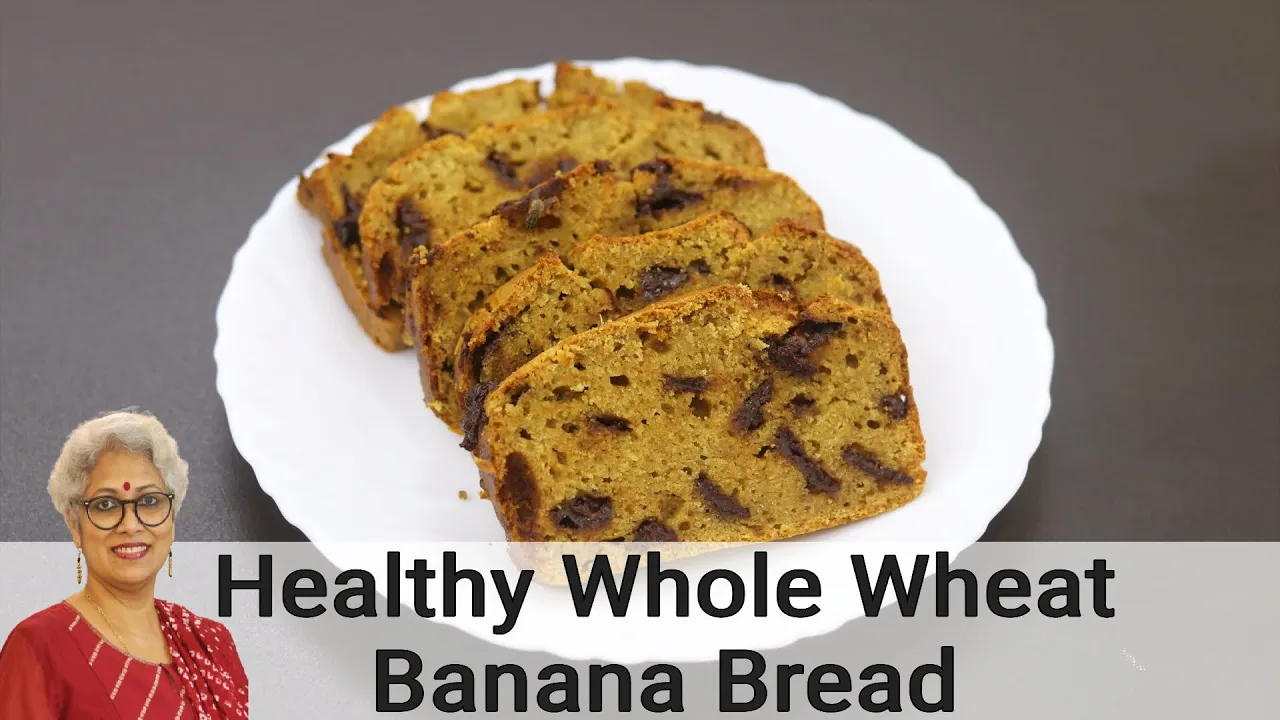 Banana Bread Recipe - Healthy Whole Wheat Banana Bread - No Maida No Refined Sugar   Skinny Recipes