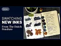 🖌️Swatching 6 New Inks from the Dutch Penshow | Akkerman, Lamy, KWZ, Shanghai Stationary, Diamine