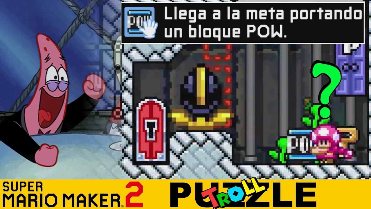 Este nivel me está troleando!!! 😵🤣 | SMM2 en español