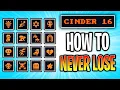 How to NEVER LOSE at MAX DIFFICULTY Tiny Rogues - Cinder 16