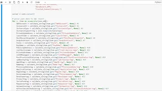 Python - Upload JSON File into MS SQL Server using Python script