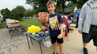 Going to Yard Sales Before Our Yard Sale