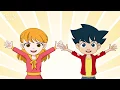 👉 Here We Go Round the Mulberry Bush - Mother Goose & Nursery Rhymes - Kids Songs with Lyrics