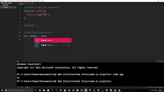 Node JS Tutorial for Beginners Function Expressions