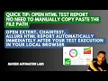 Quick Tip Open HTML Test Report - Extent and Allure Report Automatically After Your Test Execution