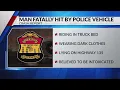 REPORT Kilgore police vehicle fatally strikes pedestrian who fell from truck bed