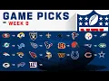 NFL Week 8 Game Picks