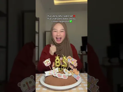 Suka banget dubai chewy cookie🥹🫰🏻 #birthday #budeskempot
