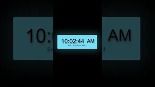 How To Create Digital Clock With Date Day Month Year - Using HTML CSS JavaScript