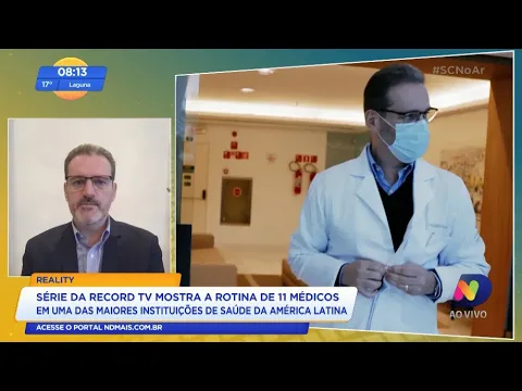 “O Hospital”: SC no Ar recebe o cirurgião cardiovascular Robinson Poffo