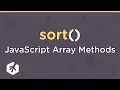 JavaScript Array Methods sort
