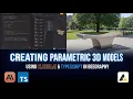 Creating Parametric 3D Models using Claude ai and Typescript in BeeGraphy