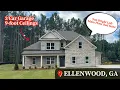 Living In Ellenwood GA Palm Springs Manor Model Home Tour Grayson Plan Atlanta New Homes