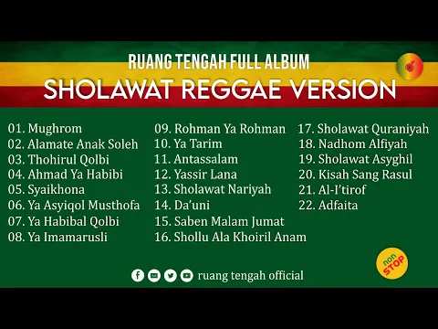 Download MP3 Kumpulan Lagu Sholawat Reggae Cover Terpopuler | Paling enak didengarkan kerja, santai dan sendiri