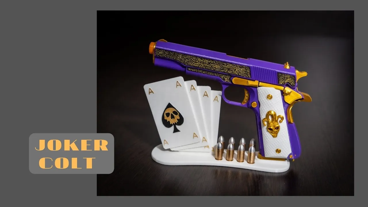 Joker colt Cosplay Gun Prop