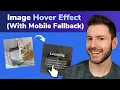 CSS Image Overlay Hover Effect With Text With Mobile Touchscreen Fallback