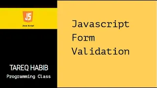 Lesson-13 Javascript form validation - for blank data