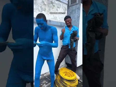 Blue mannequin #trending #viral #viralshorts