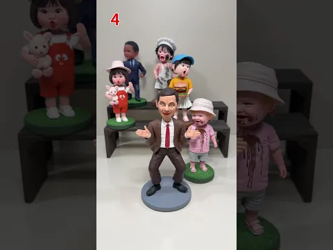 A funny music game with handmade clay bobbleheads.